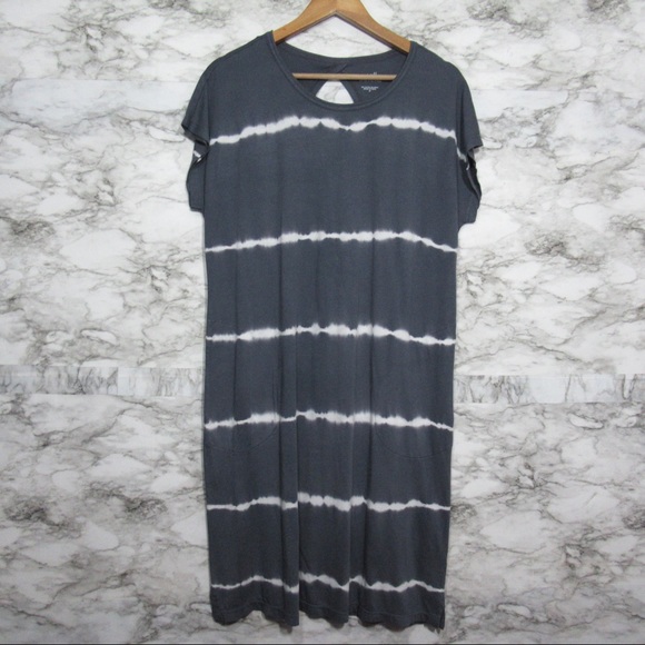 J. Jill Dresses & Skirts - J. Jill Fit Tie Dyed Dress With Pockets Size Medium NWT